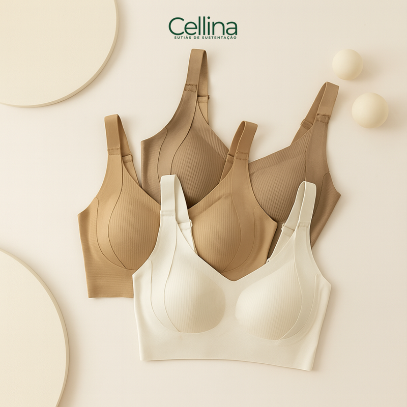Sutiã Sustentação Reforçada Comfort UP -[Pague 1 e Leve 3]🎁🎁🎁